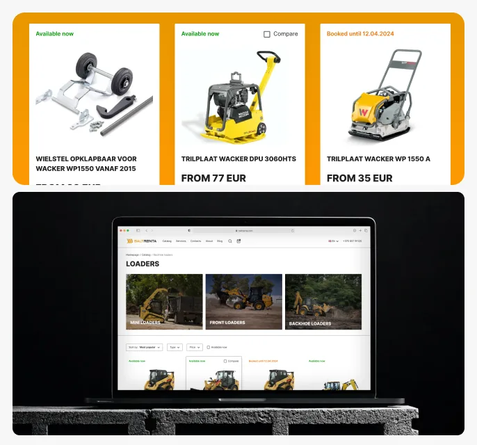 Baltrenta equipment catalog