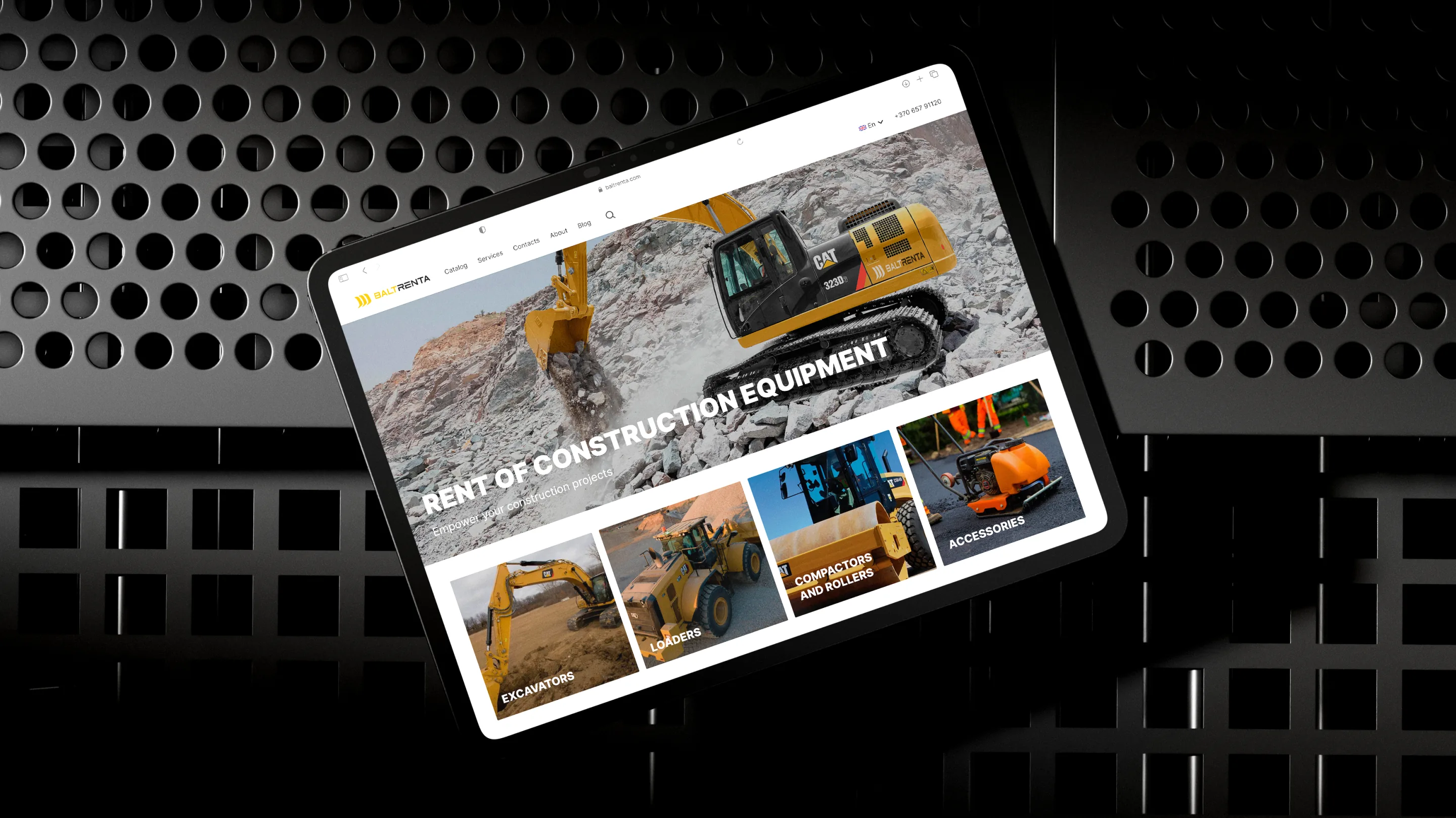Baltrenta homepage preview