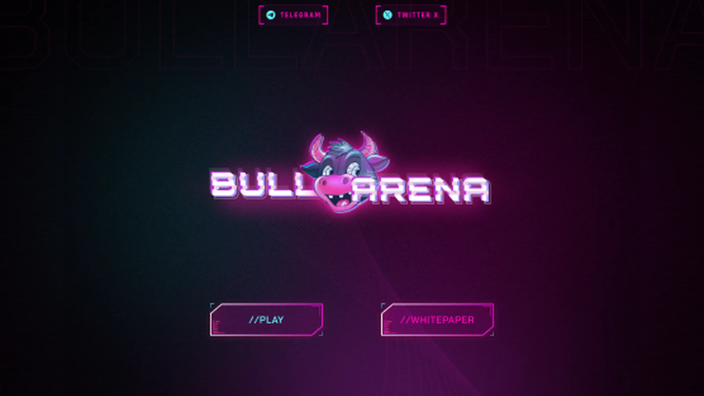 Bullarena landing page hero
