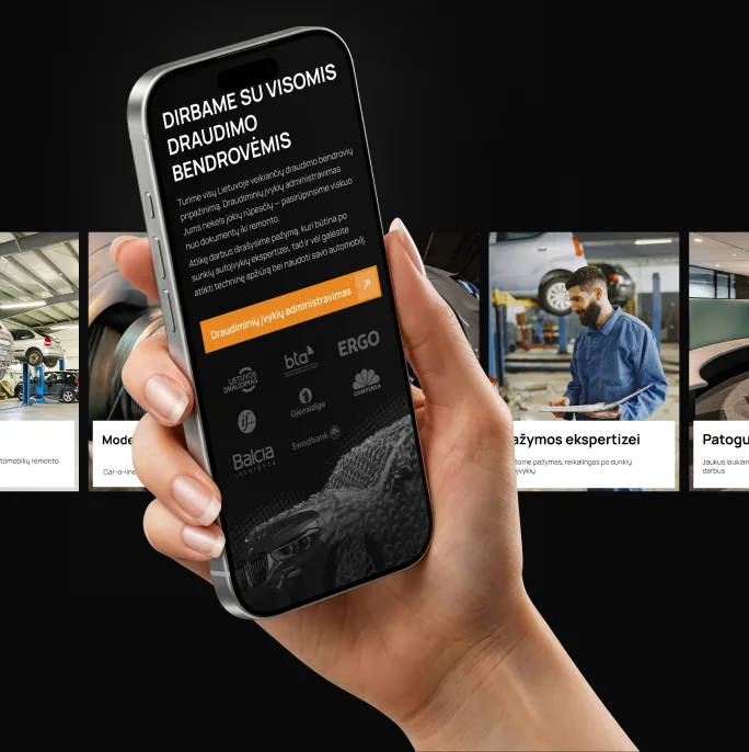 Korpo insurance partners and body-work services on mobile