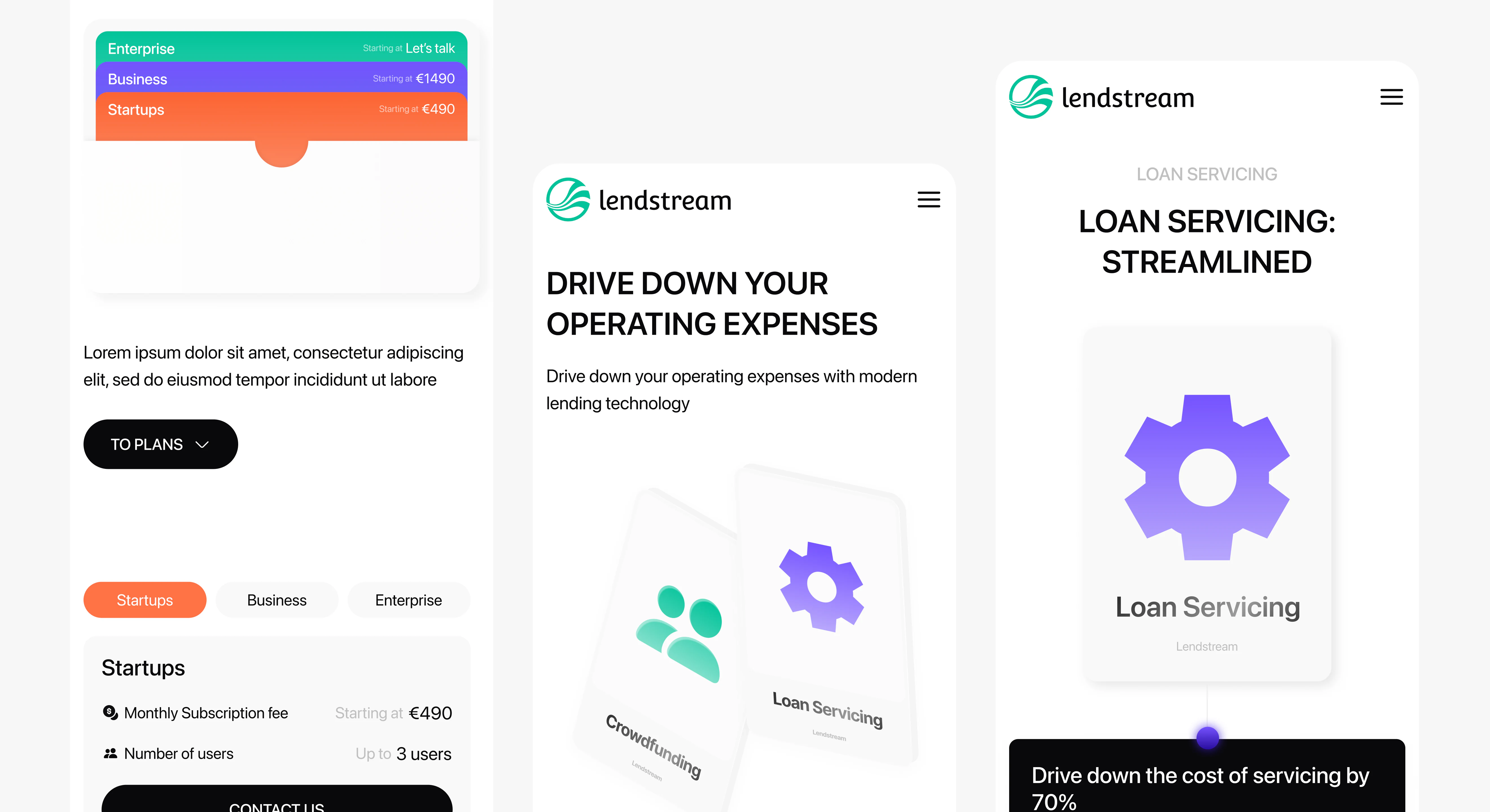 Lendstream rinkodaros puslapiai — naudojimo atvejai ir supaprastintas paskolų aptarnavimas