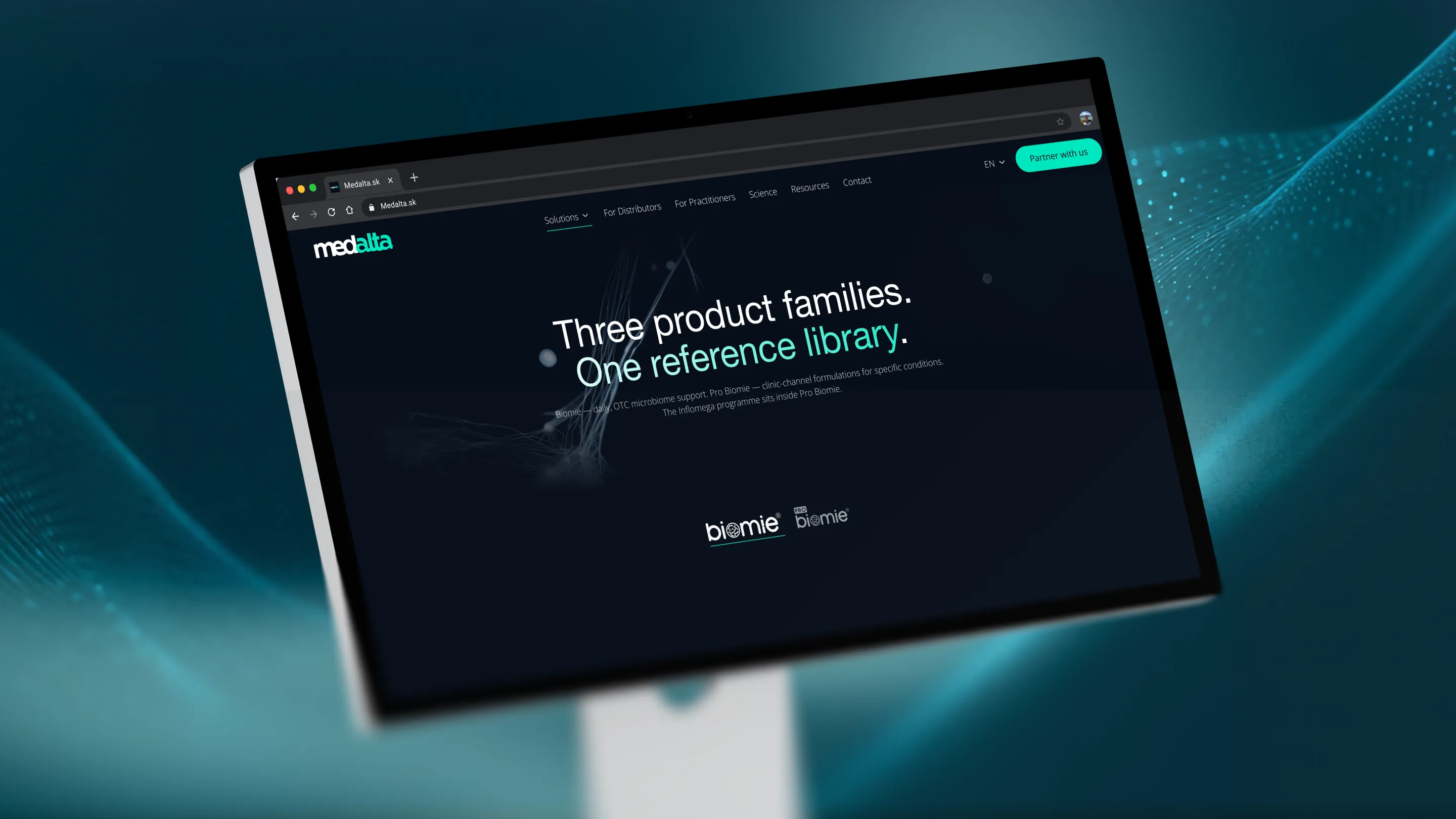 Medalta homepage preview