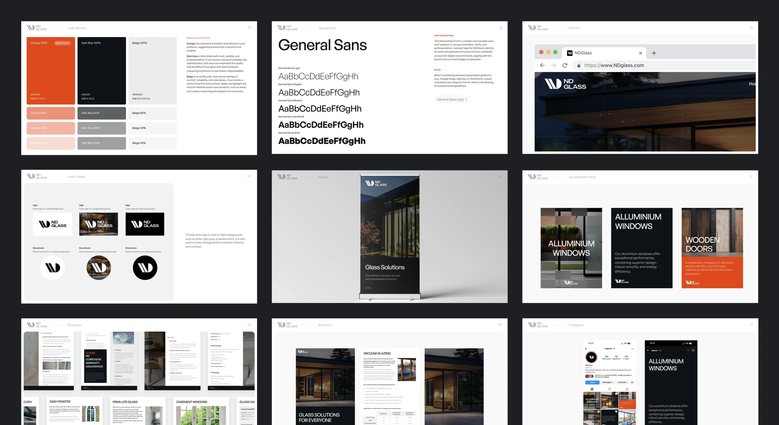 ND Glass brand system