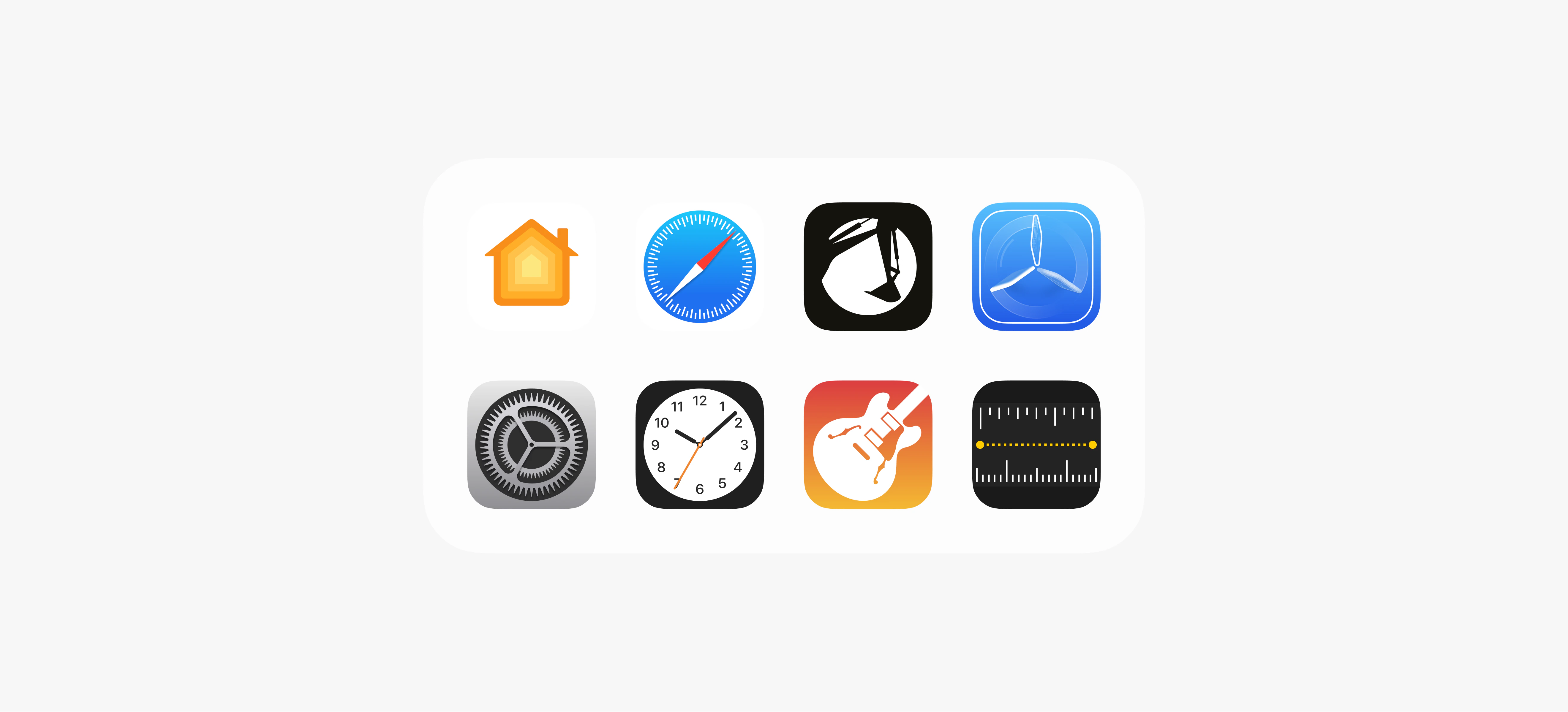 Senresa Rent programėlės ikona tarp iOS pradinio ekrano ikonų