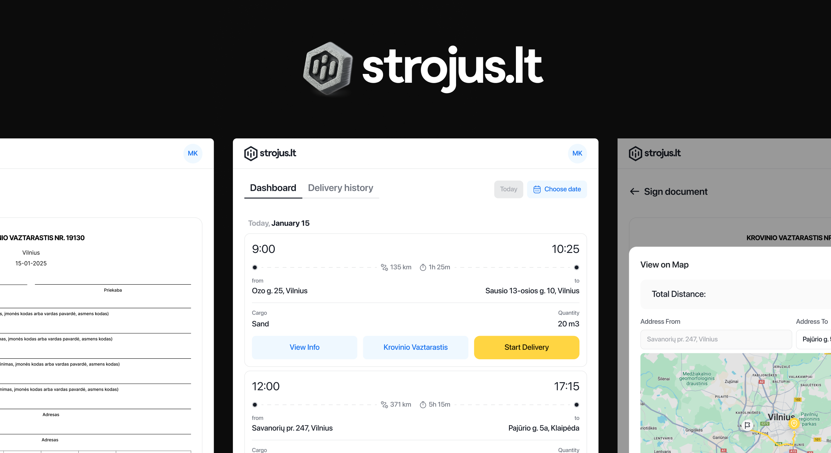 Strojus description